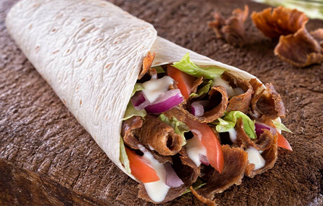 Donner Kebab In Wrap